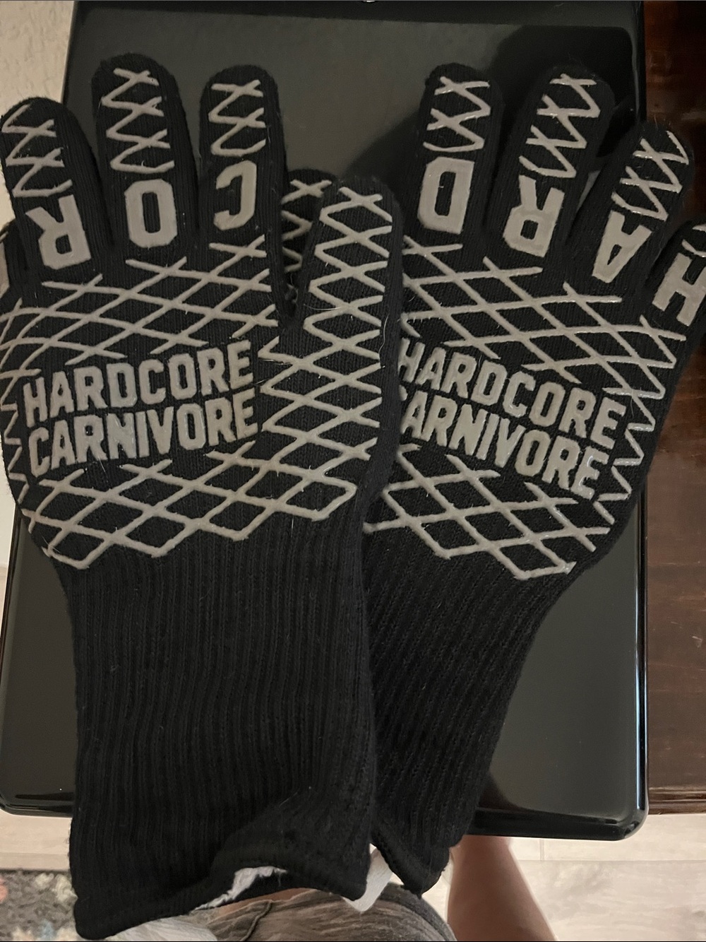 Black Grill Gloves - Heavy-Duty Heat Resistant